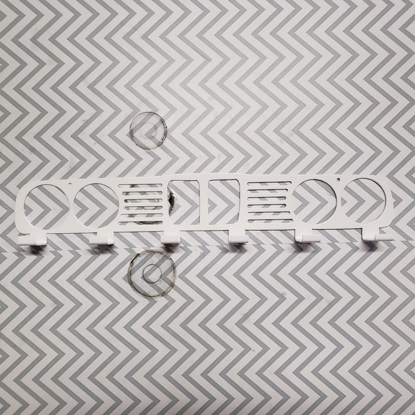 BMW E30 Grill coat Rack – Steel Wall Mounted Coat and Hat Hanger – 20" Classic Euro Car Organizer