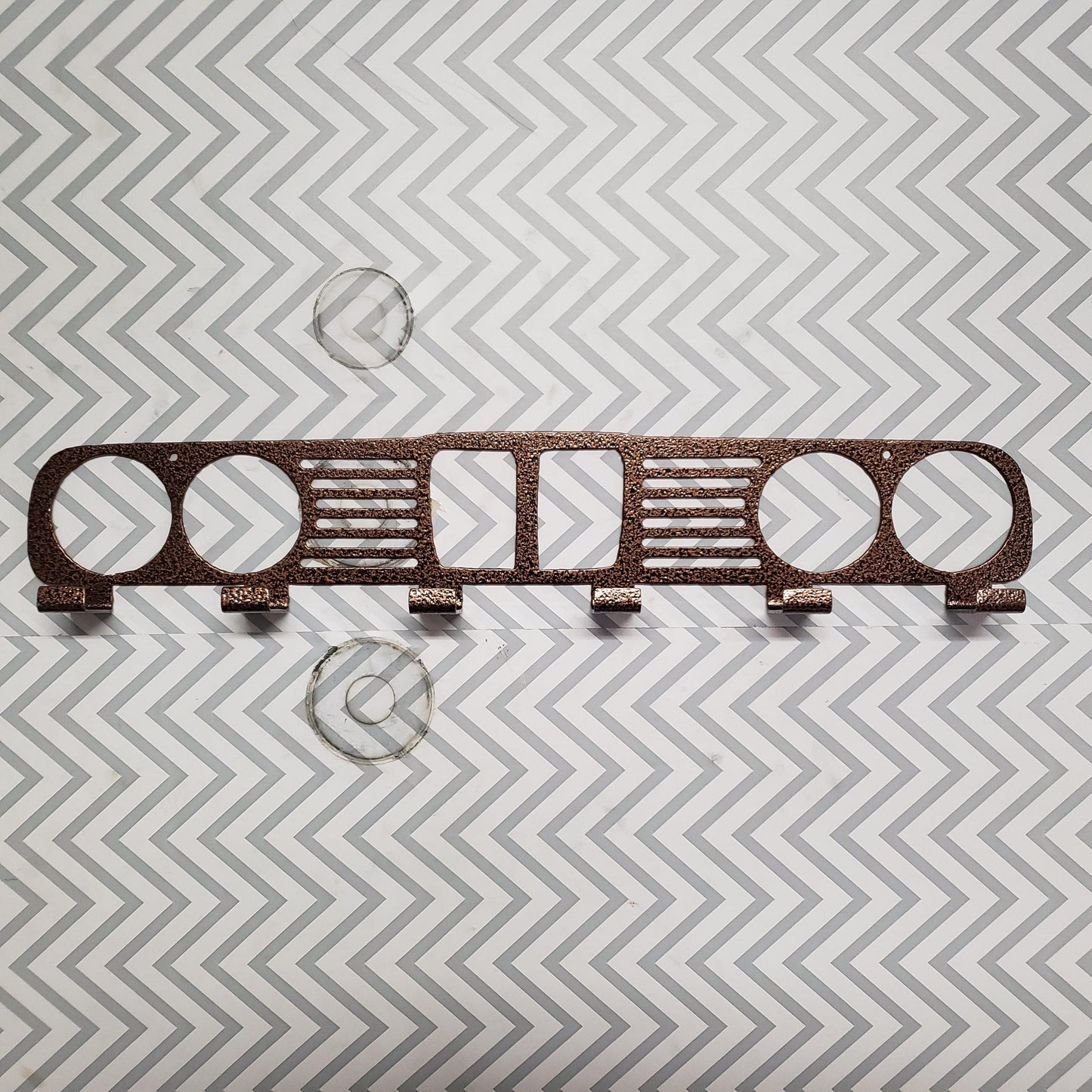 BMW E30 Grill coat Rack – Steel Wall Mounted Coat and Hat Hanger – 20" Classic Euro Car Organizer