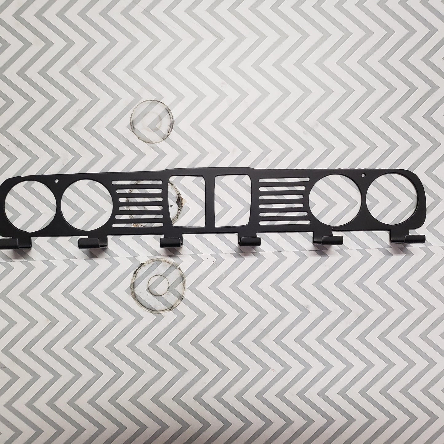 BMW E30 Grill coat Rack – Steel Wall Mounted Coat and Hat Hanger – 20" Classic Euro Car Organizer