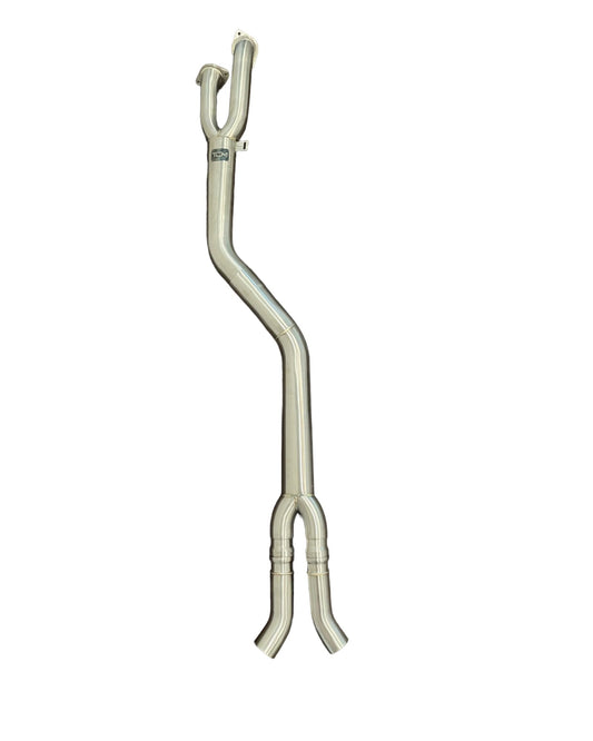 TCM 3.5" Single Midpipe w/ Brace BMW M2 G87 S58