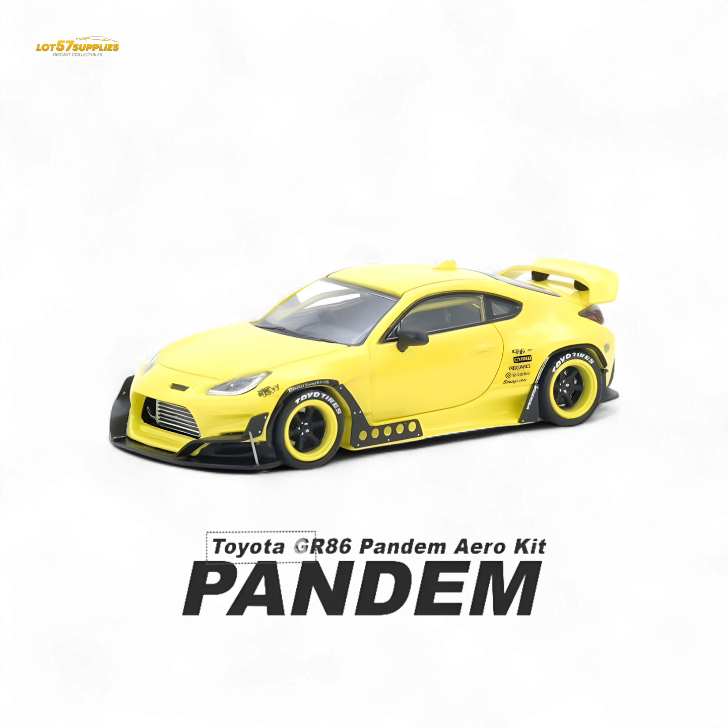 INNO64 Toyota GR86 Pandem - Yellow 1:64