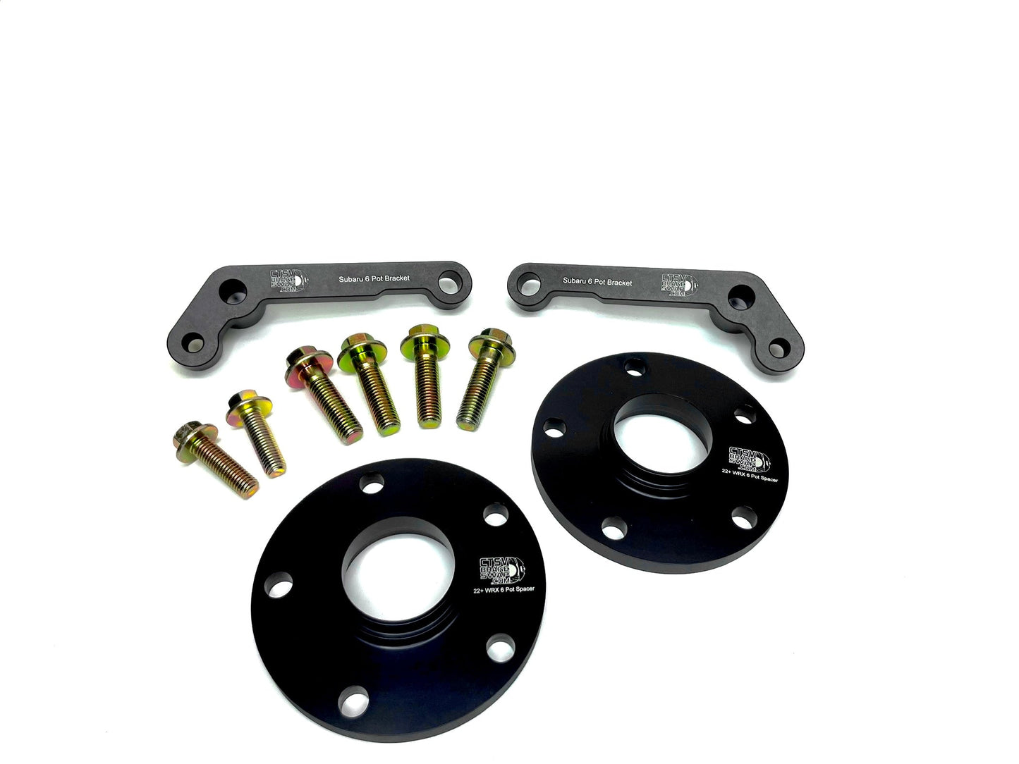 Subaru 6 Piston CTS-V Caliper Big Brake Bracket Kit
