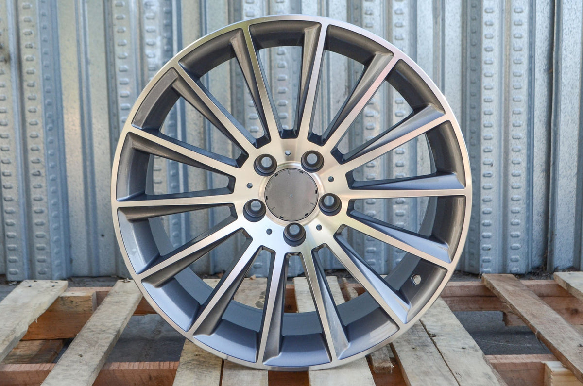 MB4 19x8.5 5x112 +35 66.6 Gunmetal Machined Face