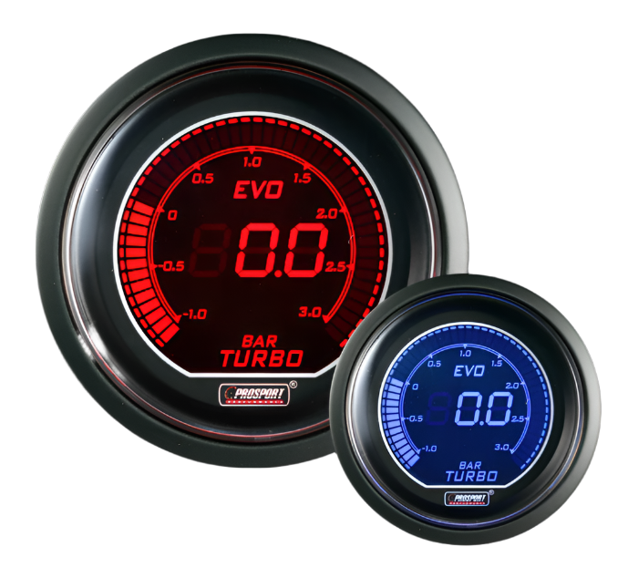 52mm Evo Electrical Boost Gauge-BAR
