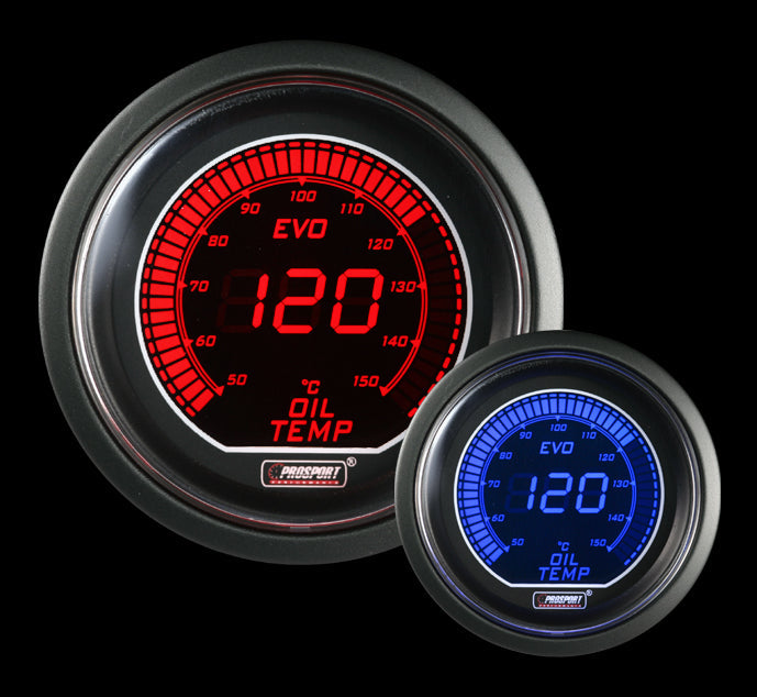 2-1/16" Evo Electrical Oil Temperature Gauge-Celsius