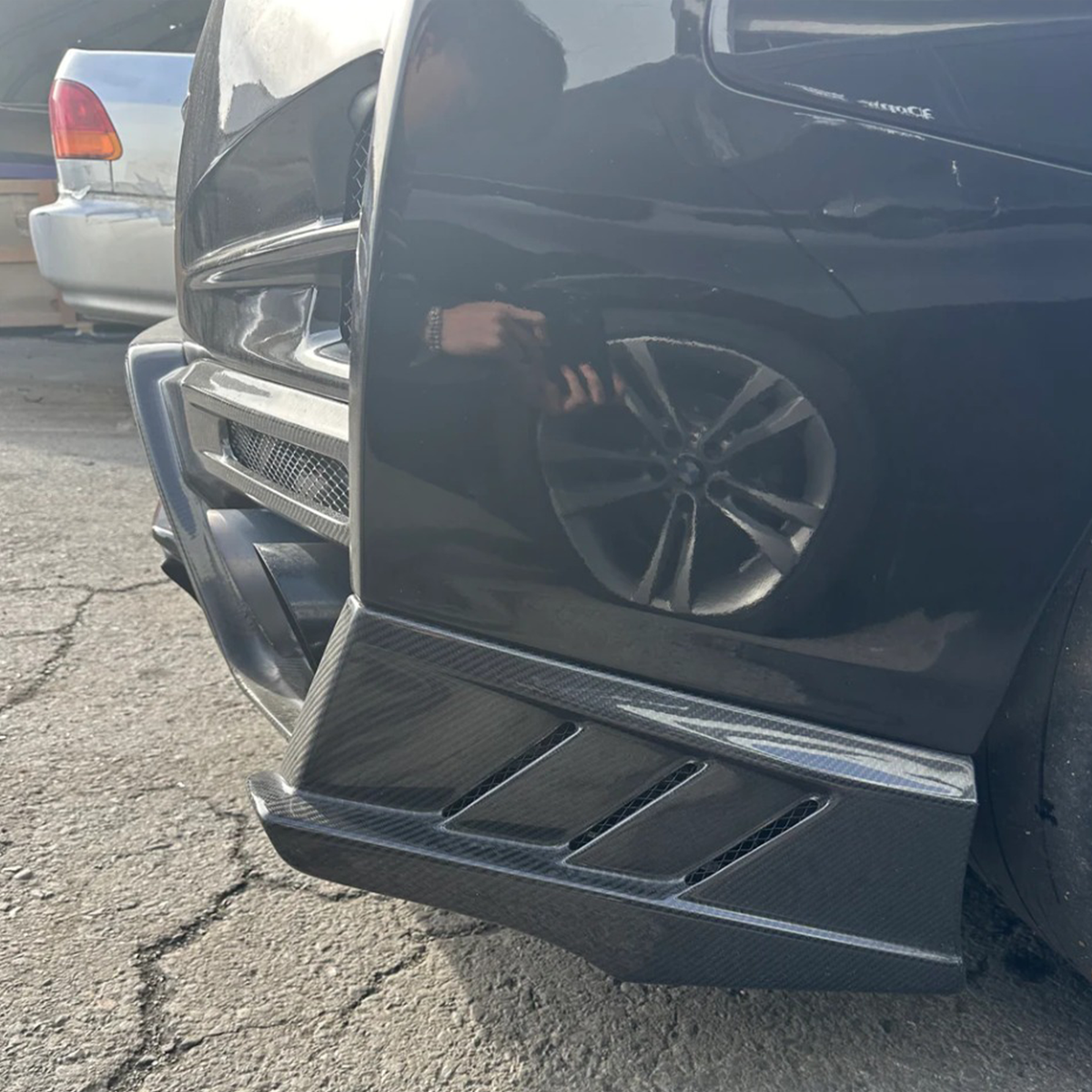 Carbon Fiber Front Grille Trim Cover for Nissan GT R R35
