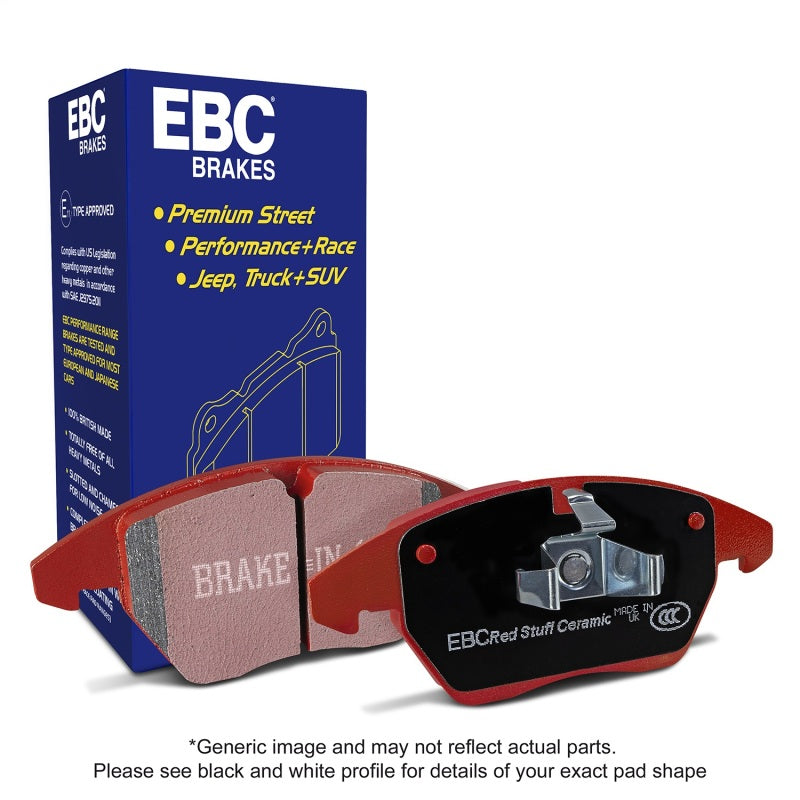 EBC 94-99 BMW M5 3.8 (E34) Redstuff Rear Brake Pads