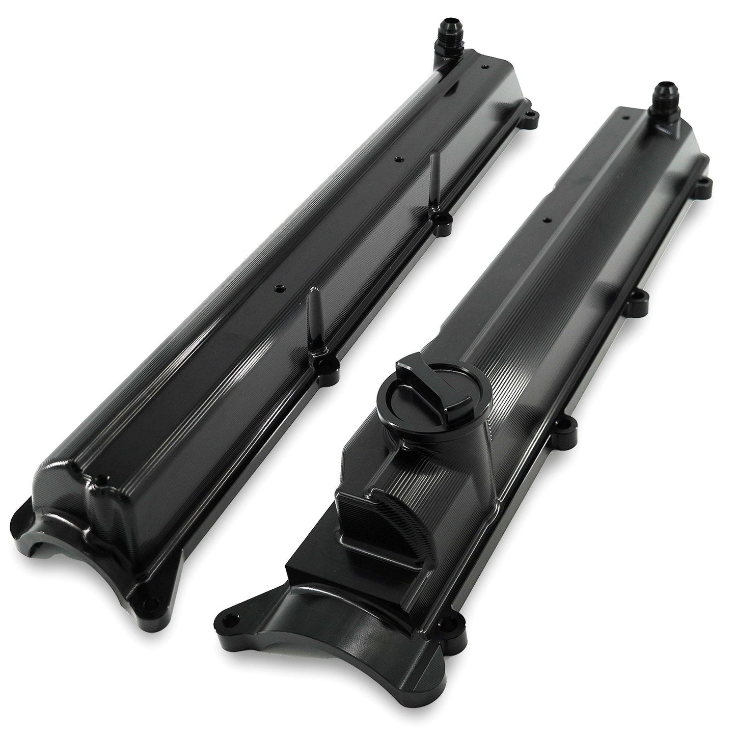 Toyota Supra 2JZ GE VVTI Billet Valve Covers Anodized Oil Cap Bolts 2J AN AN10