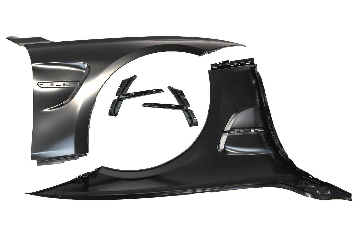 2012-2018 BMW F30 M3 Style Steel Fenders w/ Side Vent