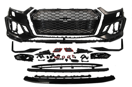 2017-2019 Audi A5 B9 RS5 Style Front Bumper W/ Black Front Grille