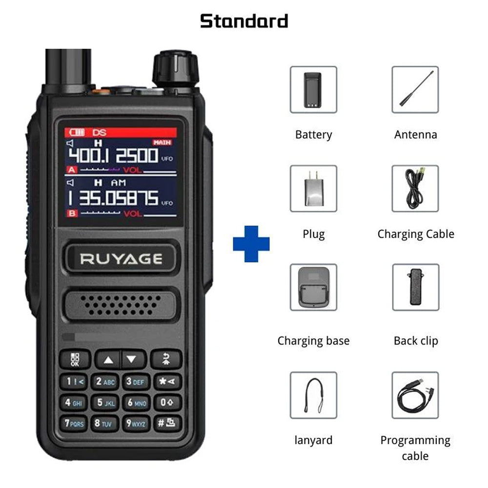 Ruyage Radio Analog Signal 10W Walkie-Talkie(UV98)