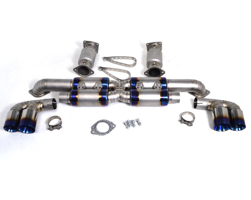 Agency Power AP 01-05 Porsche 996TT Titanium X-Pipe Exhaust Muffler System AP-996TT-178