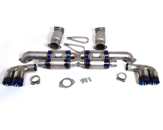 Agency Power AP 01-05 Porsche 996TT Titanium X-Pipe Exhaust Muffler System AP-996TT-178