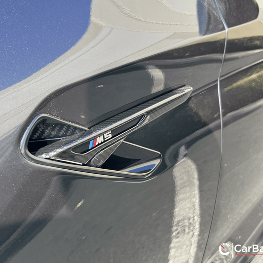 Carbon Front Fender Side Vent Stick on Covers | BMW F90 M5 (2018-2020)