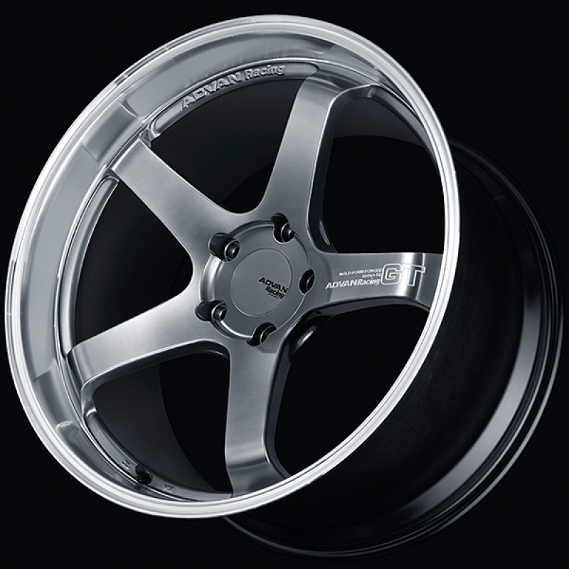 Advan GT for Porsche 21x11.5 / +63 Off / 5x130 / 71.8mm Bore / Machining and Hyper Platinum Black YAQ1N63PMPB
