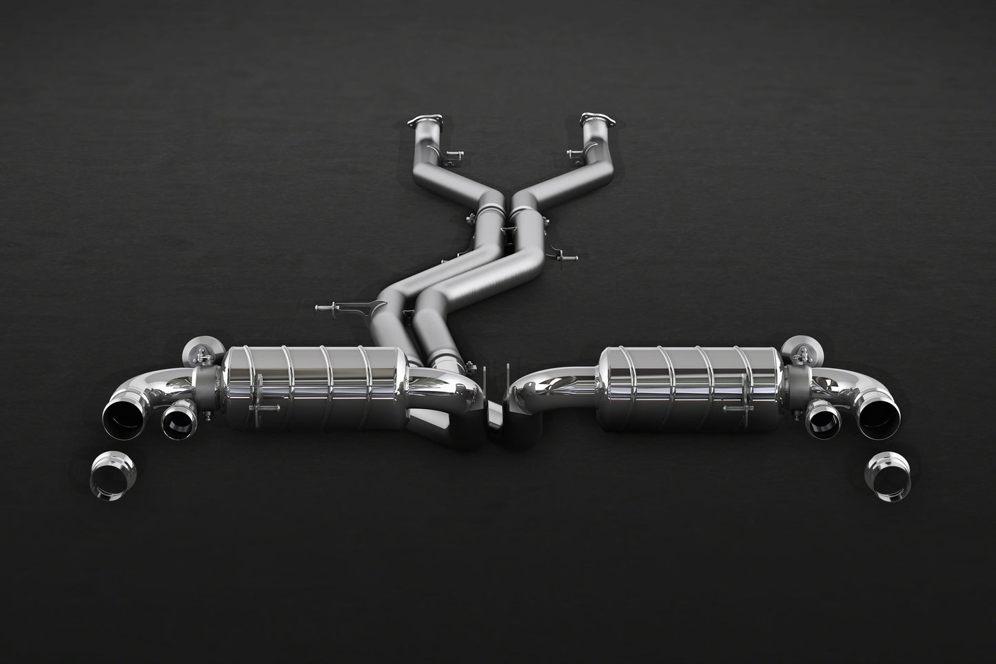 Bentley Bentayga (W12) - Valved Exhaust, Cat + MidSilencer Spare Pipes (CES3)