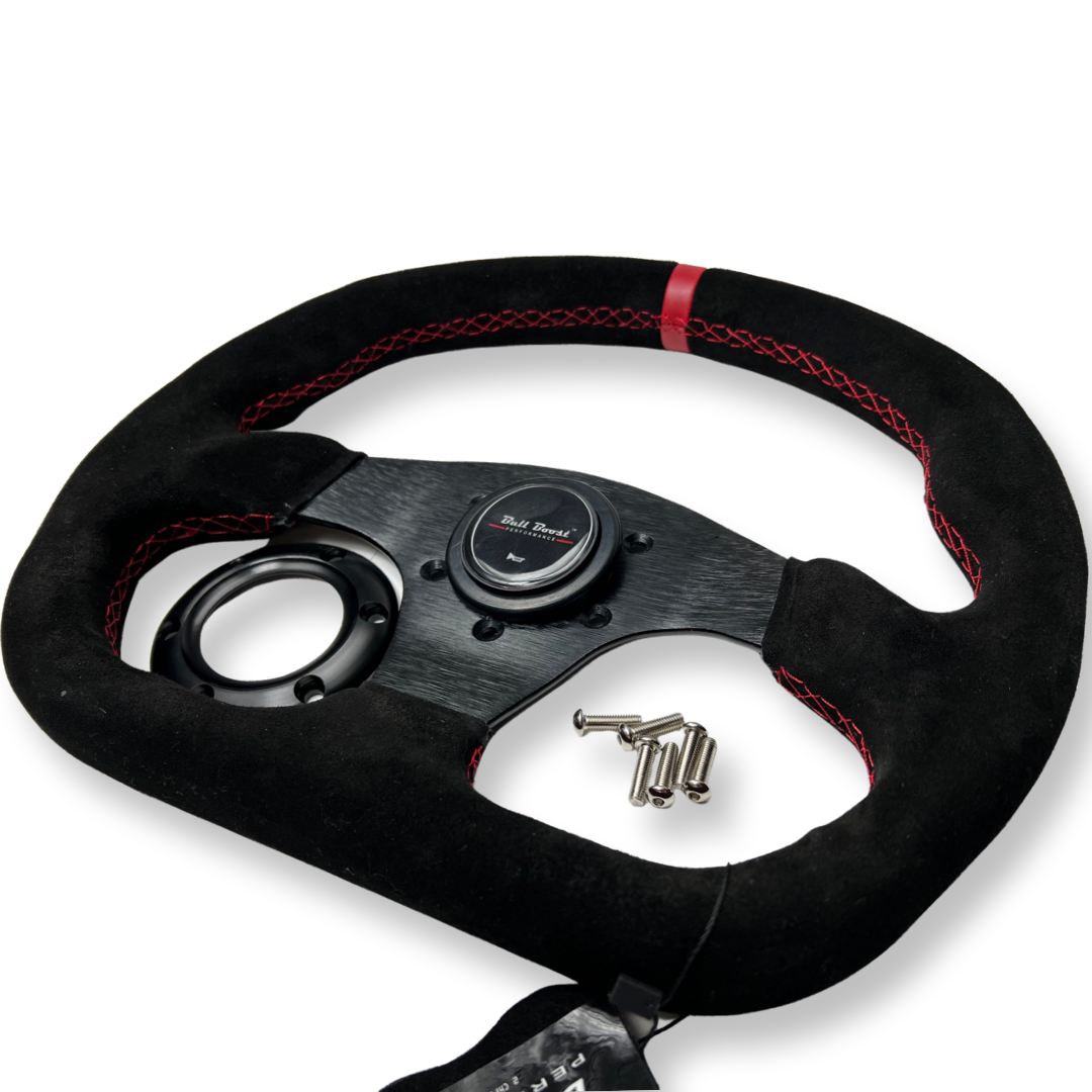 Suede Leather Steering Wheel + Hub Adapter Kit For Scion xB, TC, xD, xA