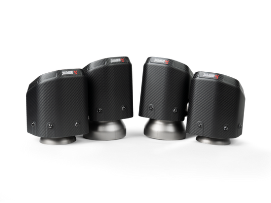 Akrapovic 2024+ BMW M5 (G90,G99) Hexagonal Carbon Fiber Tail Pipe Set TP-CT/79