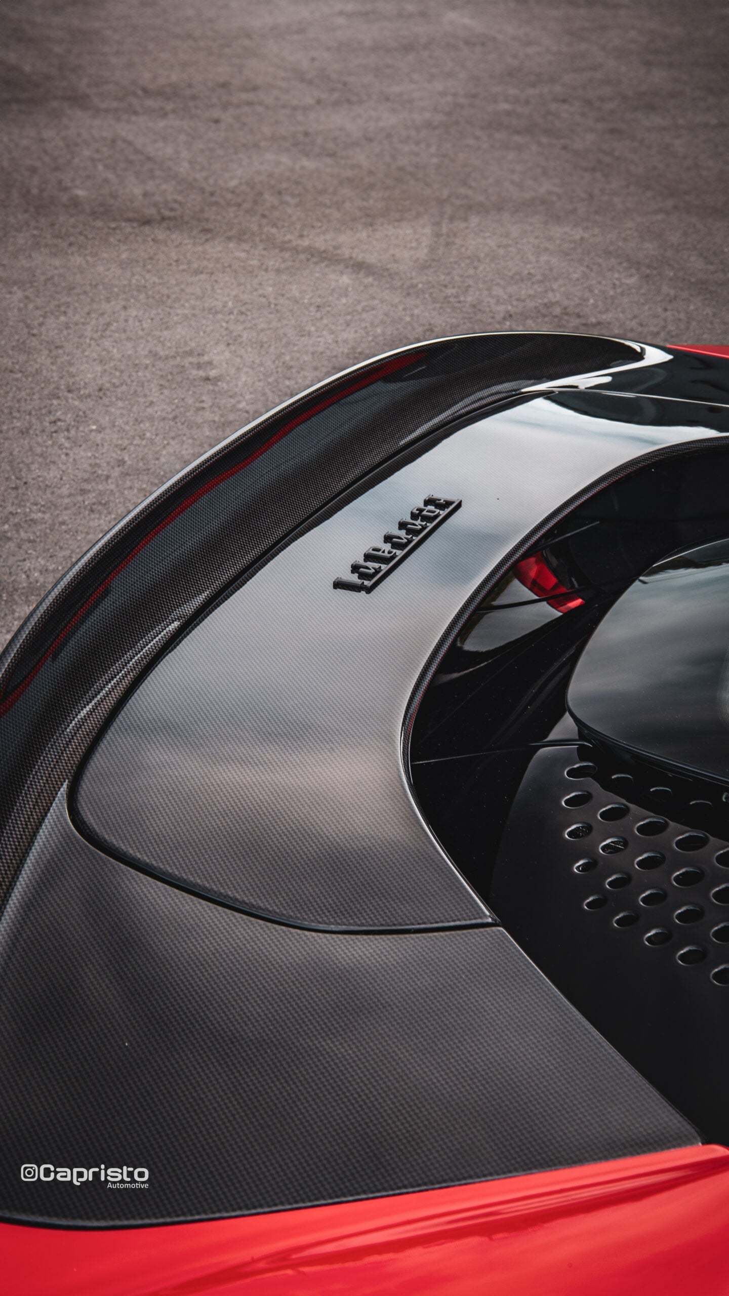 Ferrari SF90 - Carbon Fiber Rear Spoiler