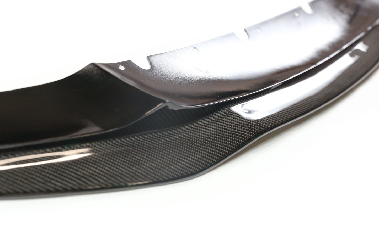 BMW F32 V-Style Carbon Fiber Lip for GoodGo F32 M4 Front Bumper