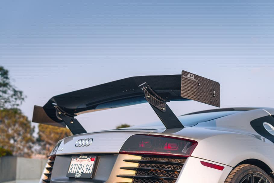 Audi R8 GTC500 Carbon Fiber Adjustable Wing 2006-2014