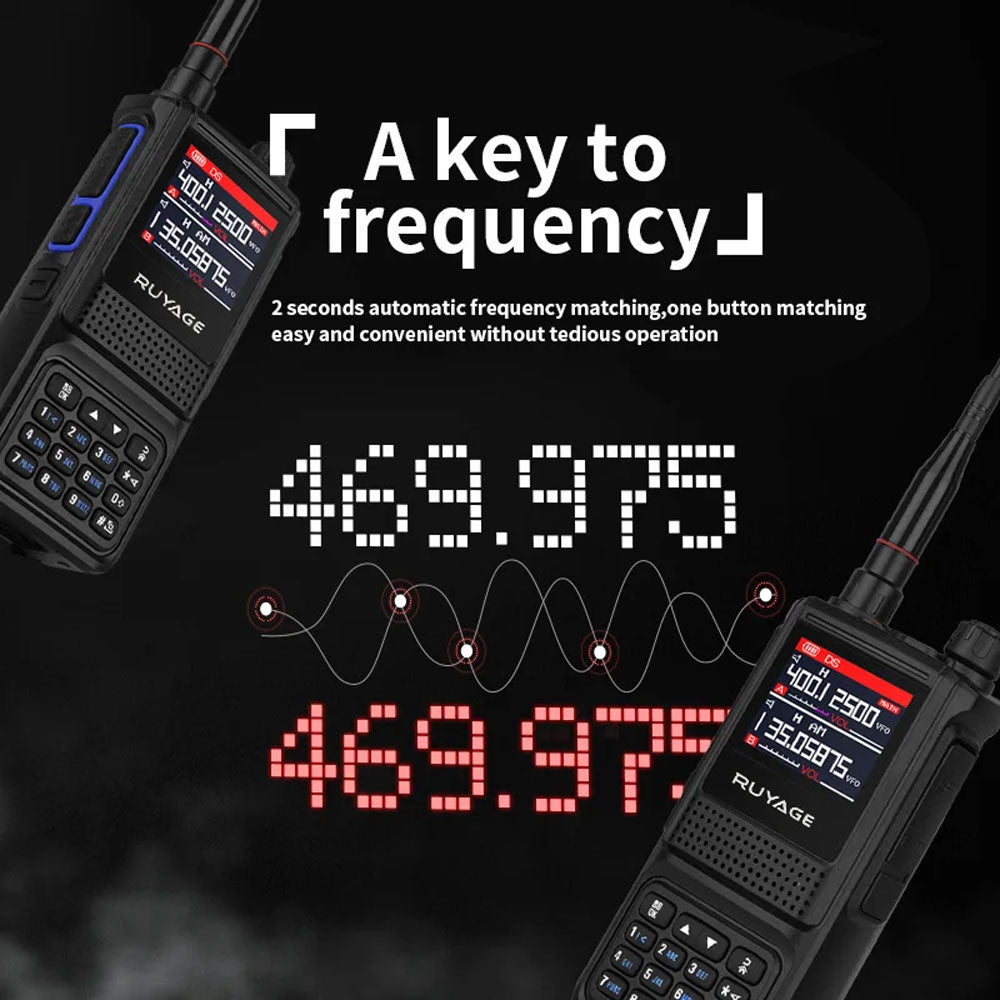Ruyage Radio Analog Signal 5W Walkie-Talkie(UV1D)