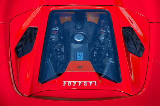 Ferrari 488GTS/Pista - Carbon Fiber + Glass Bonnet (Design S)