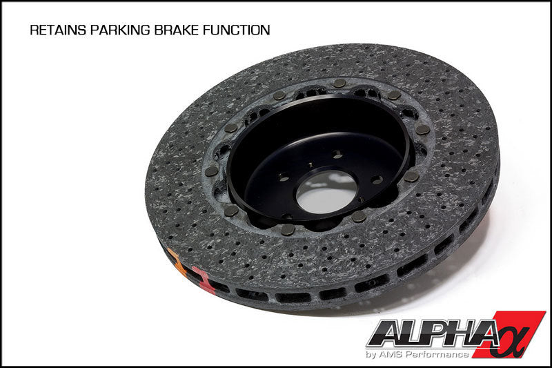 AMS Performance 2012+ Nissan GT-R DBA/NISMO R35 Alpha Carbon Ceramic Brake Kit ALP.07.01.0102-2