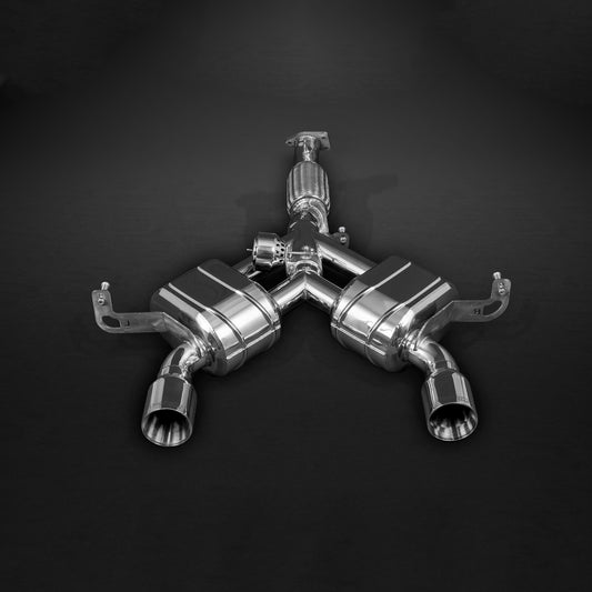 Alfa Romeo 4C - ECE Valved Exhaust + Carbon Fiber Diffuser (CES3)