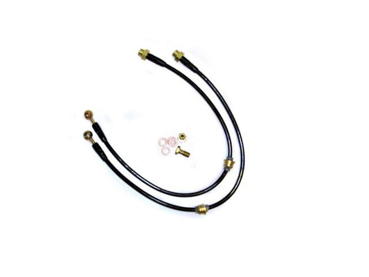 Agency Power Front Steel Braided Brake - 06-08 Lines Audi A3