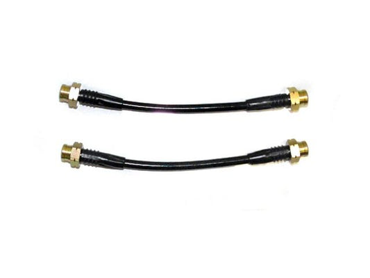 Agency Power Rear Steel Braided Brake Lines - 06-08 Audi A3