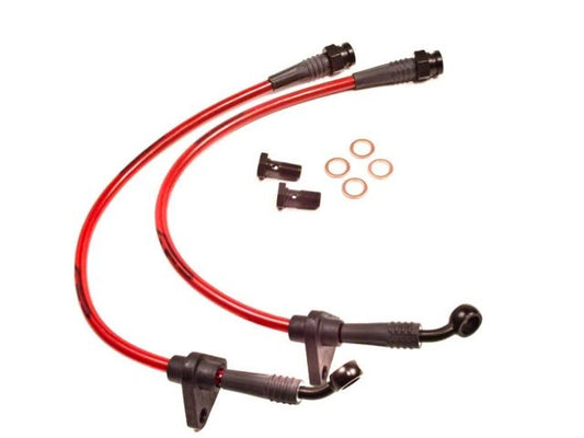 Agency Power Rear Steel Braided Brake Lines - 00-05 Honda S2000