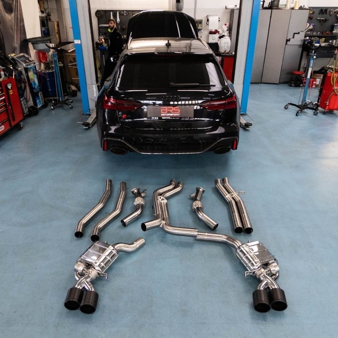 Audi RS6/7 (C8) - Valved Exhaust + Carbon Tips (OE Actuators)