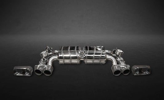 BMW 435i - Valved Exhaust with Middle Silencer Spare Pipes and Skirt Diffuser (CES3)