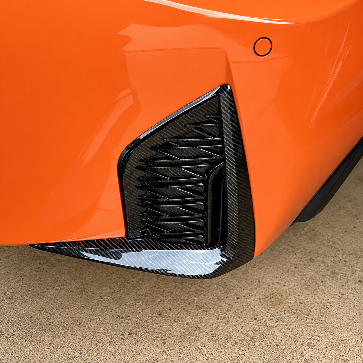 Carbon Fiber Fog Light Lower Bumper Side Trim for Lexus IS300 IS350 IS500