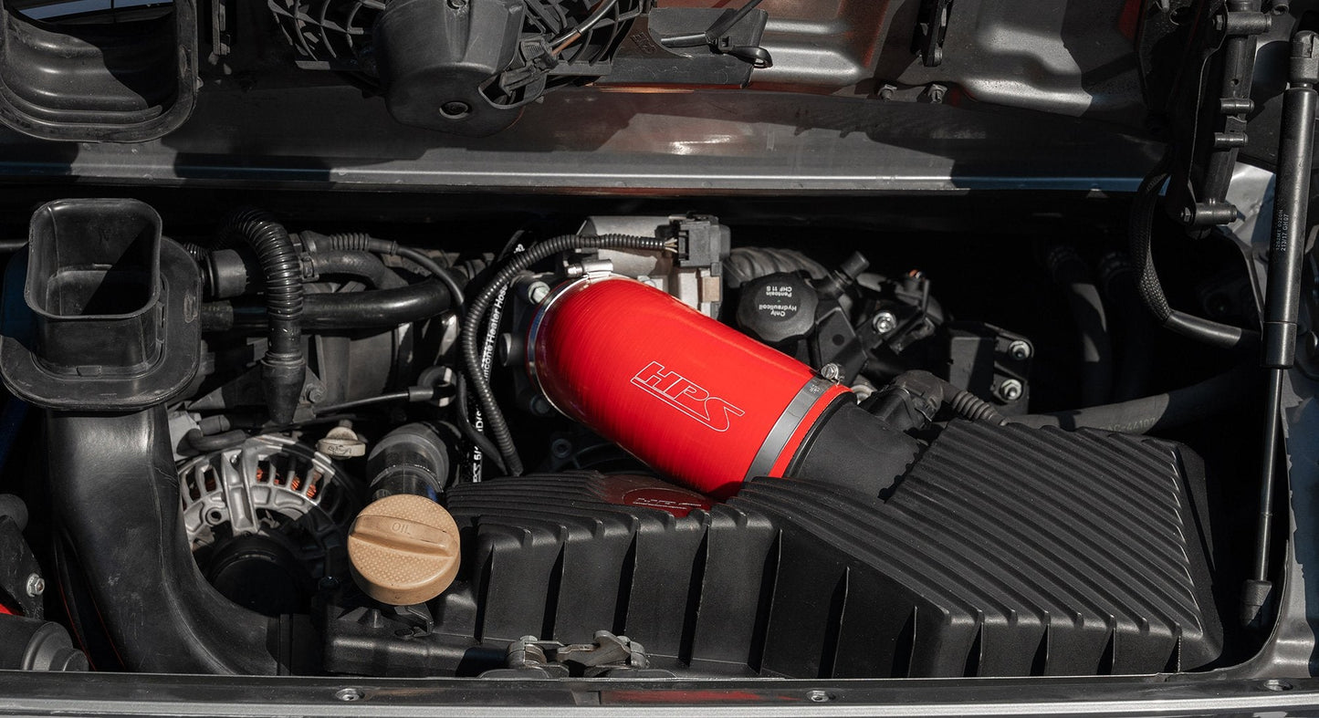 HPS Silicone Post MAF Air Intake Hose Kit 1999-2004 Porsche 911 Carrera C2 C4 3.4L/3.6L F6, 57-2077