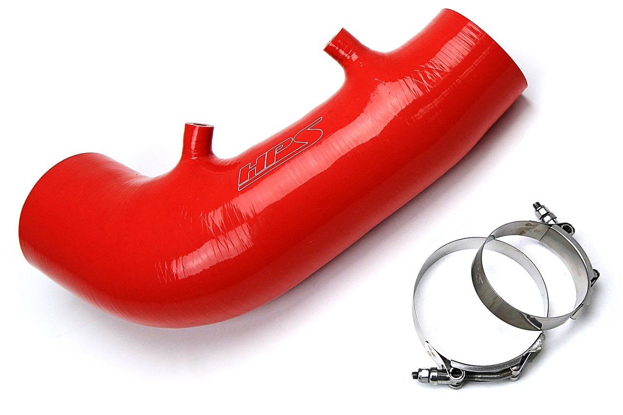 HPS Red Reinforced Silicone Post MAF Air Intake Hose Kit Honda 06-09 S2000 AP2 2.2L F22