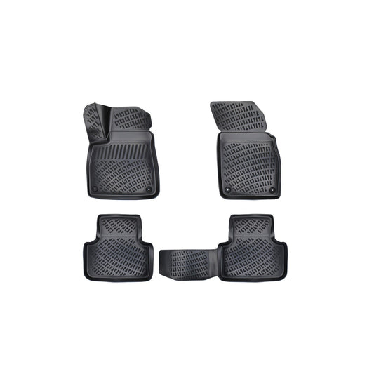 Custom Molded Rubber Floor Mat for Audi Q8 2018 - Up Black