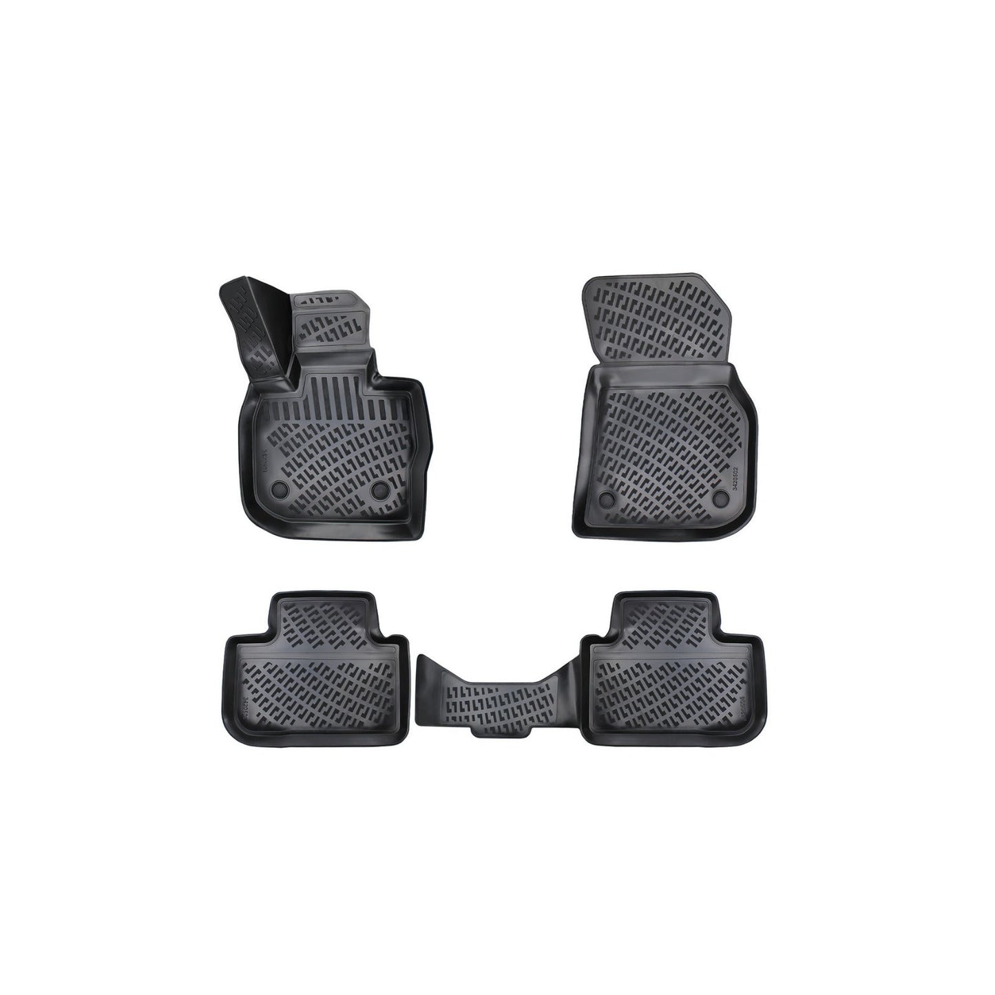 Custom Molded Rubber Floor Mat for Bmw X3 2017 - Up Black