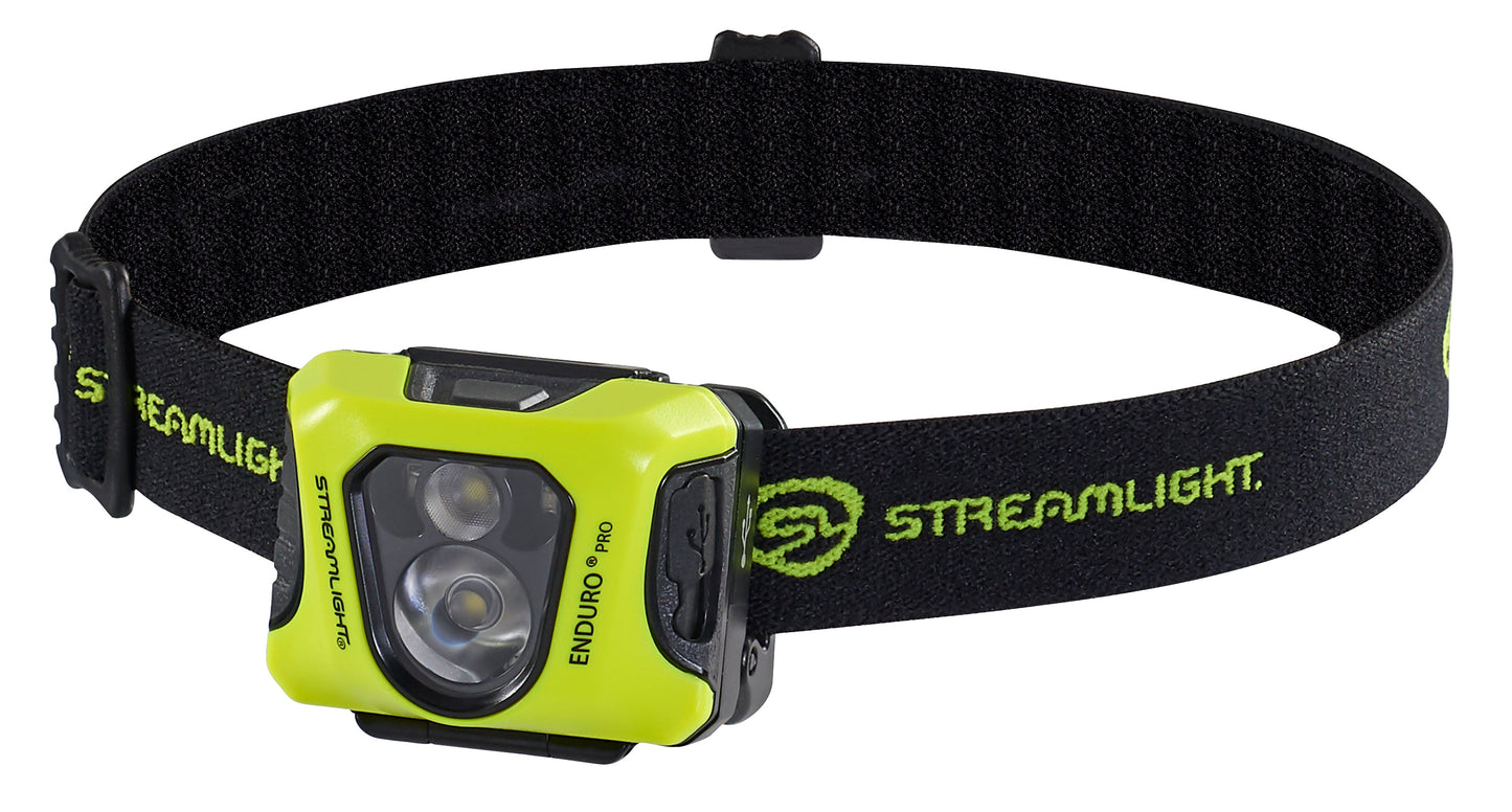 Streamlight Enduro® Pro Rechargeable USB LED Headlamp Flashlight Yellow 61435