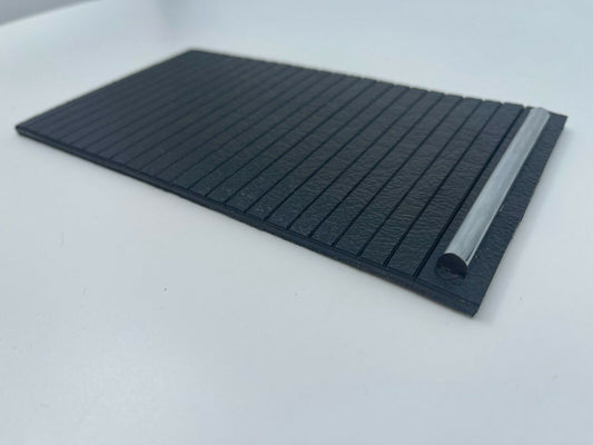 For BMW X5 Accordion Center Armrest Tunnel Blade Rollup Black Color