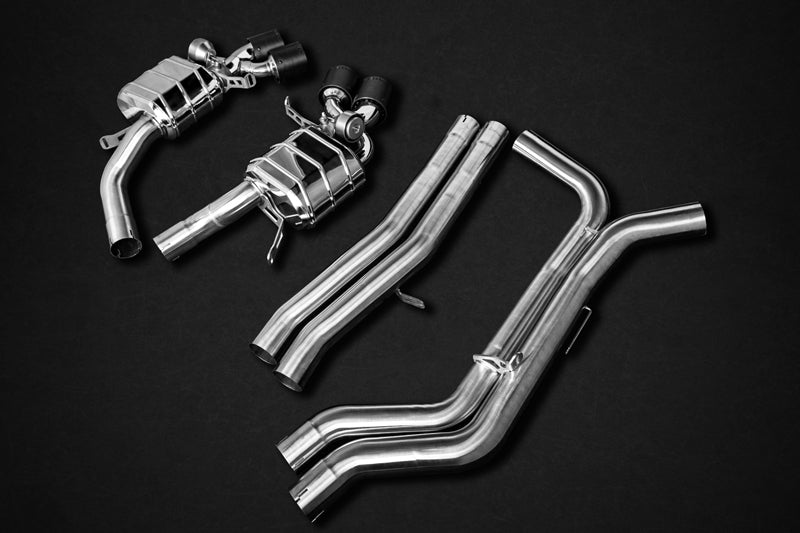Audi RS6/7 (C8) - Valved Exhaust + Carbon Tips (OE Actuators)