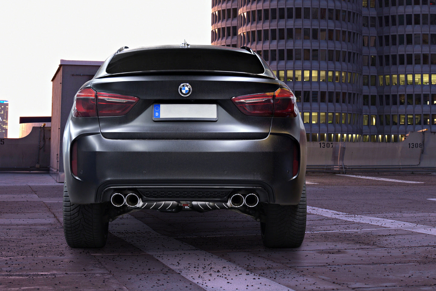 BMW X5/6M (F15/16) - Valved Exhaust w Mid-Pipes - Stainless Tips (CES3)