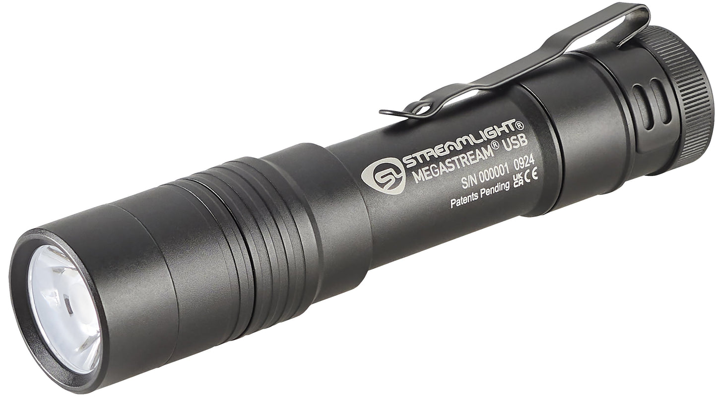 Streamlight MegaStream® Rechargeable USB LED Flashlight Black 66210