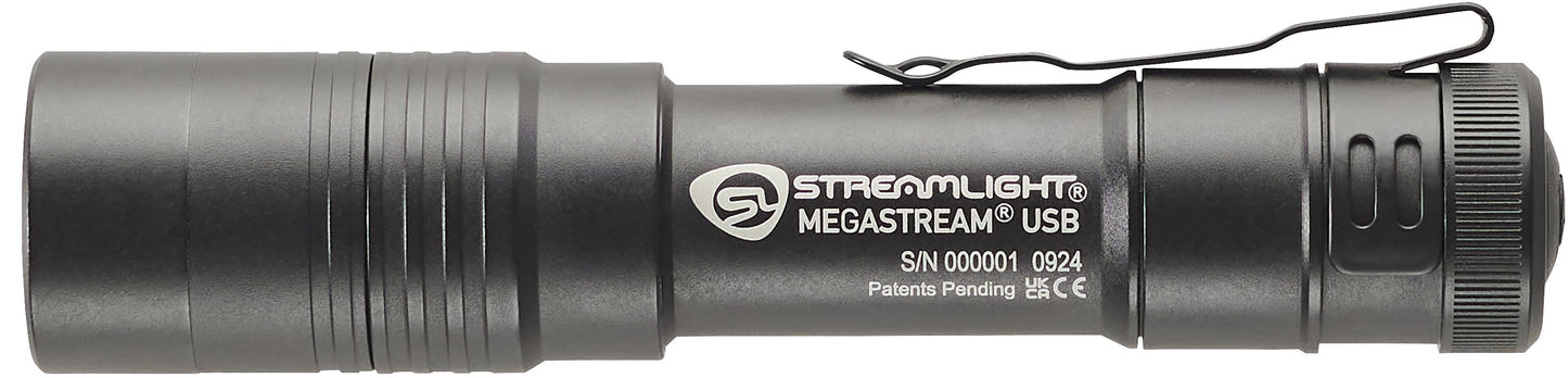 Streamlight MegaStream® Rechargeable USB LED Flashlight Black 66210