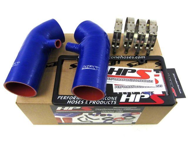 HPS Blue Reinforced Silicone Post MAF Air Intake Hose Kit Infiniti 08-14 G37 3.7L