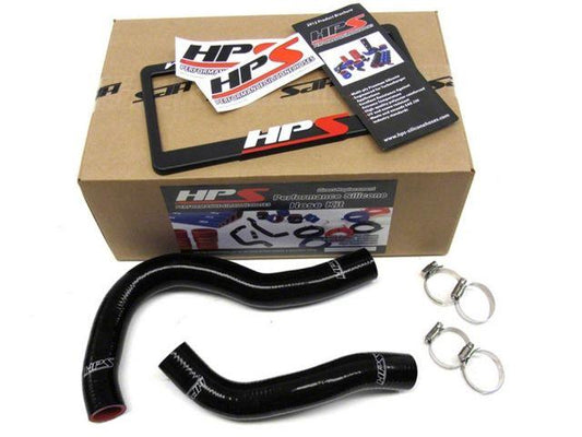 HPS Black Reinforced Silicone Radiator Hose Kit Coolant Acura 02-06 RSX
