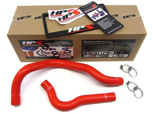 HPS Red Reinforced Silicone Radiator Hose Kit Coolant Honda 92-00 Civic w/ B16