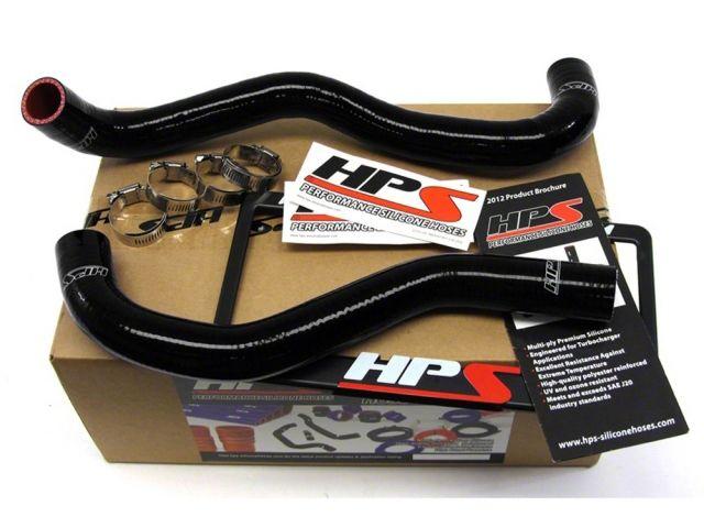 HPS Black Reinforced Silicone Radiator Hose Kit Coolant Honda 12-15 Civic Si