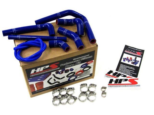 HPS Blue Reinforced Silicone Radiator Hose Kit Coolant Honda 02-07 CR250R 2 Stroke